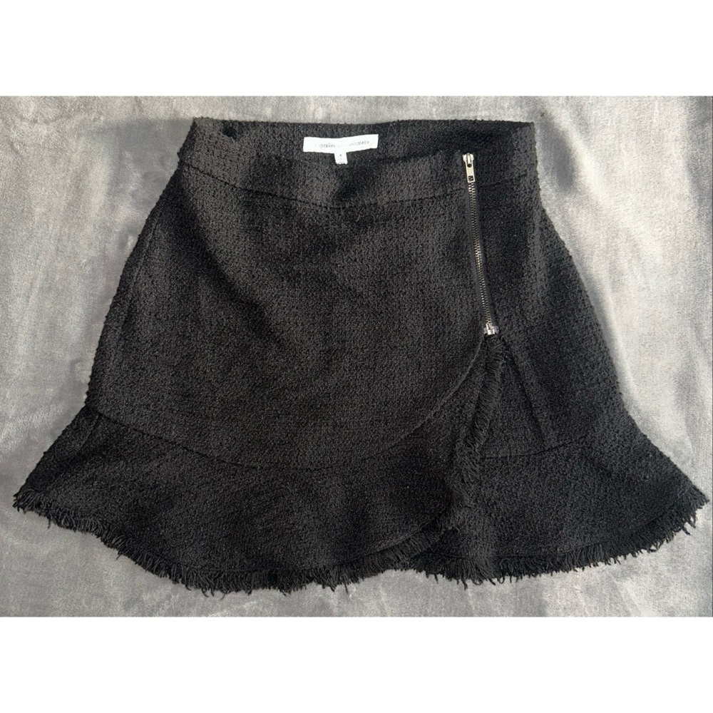 🖤 cupcakes & cashmere Tweed Mini Skirt